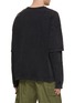 Back View - Click To Enlarge - DARKPARK - Theo Double Sleeve Crewneck Top