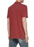 Back View - Click To Enlarge - JAMES PERSE - Supima Cotton Sueded Polo Shirt