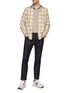 Figure View - Click To Enlarge - JAMES PERSE - Supima Cotton Sueded Polo Shirt