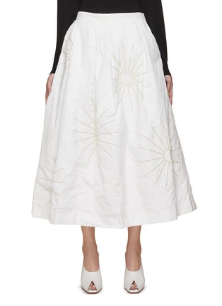 Main View - Click To Enlarge - DRIES VAN NOTEN - Star Shape Embellished A-Line Skirt