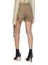 Back View - Click To Enlarge - DRIES VAN NOTEN - Patch Pocket Loose Fit Cotton Shorts