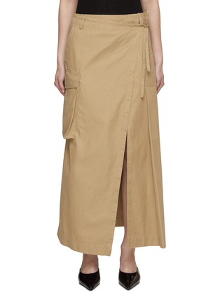 Main View - Click To Enlarge - DRIES VAN NOTEN - Kilt Inspired Patch Pocket Skirt