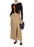 Figure View - Click To Enlarge - DRIES VAN NOTEN - Kilt Inspired Patch Pocket Skirt