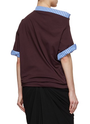 Back View - Click To Enlarge - DRIES VAN NOTEN - Double Layered T-Shirt