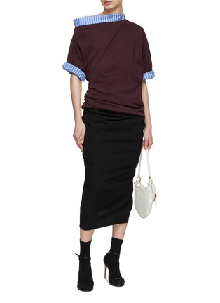 Figure View - Click To Enlarge - DRIES VAN NOTEN - Double Layered T-Shirt