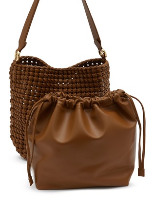 Detail View - Click To Enlarge - THEMOIRÈ - Large Phoebe Knots Vegan Leather Tote Bag