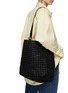 Figure View - Click To Enlarge - THEMOIRÈ - Large Phoebe Knots Vegan Leather Tote Bag