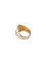 Figure View - Click To Enlarge - CASTRO SMITH - Cobra 18K Yellow Gold Diamond Signet Ring — US 8