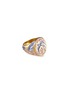 Main View - Click To Enlarge - CASTRO SMITH - Swallow & Hummingbird 18K Yellow Gold Signet Ring — US 6.5