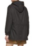 Back View - Click To Enlarge - YVES SALOMON ARMY - Hooded Detachable Coat