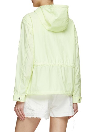 Back View - Click To Enlarge - YVES SALOMON ARMY - Hooded Zip Up Jacket