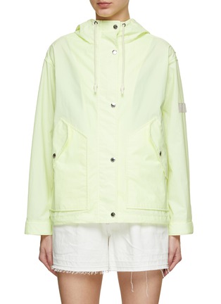 Main View - Click To Enlarge - YVES SALOMON ARMY - Hooded Zip Up Jacket
