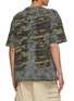 Back View - Click To Enlarge - WE11DONE - Dirty Washed Camoflage Cotton T-Shirt