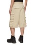 Back View - Click To Enlarge - WE11DONE - Logo Embroidered Cargo Shorts