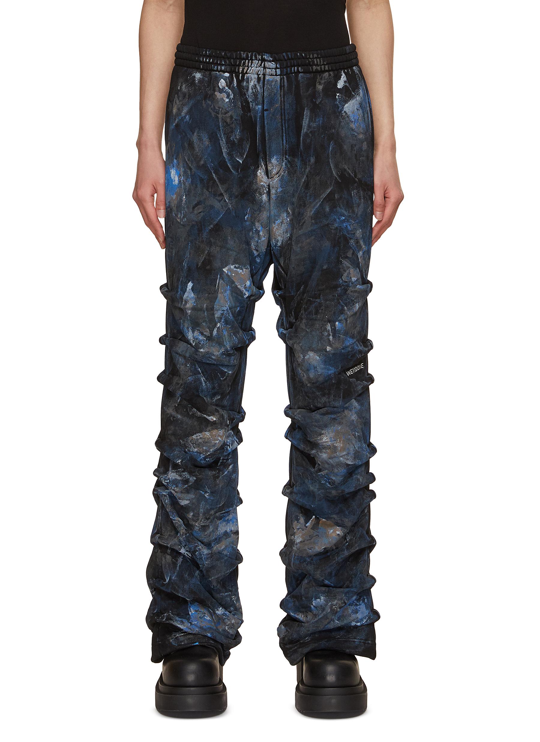Abstract Painted Cotton Pants
