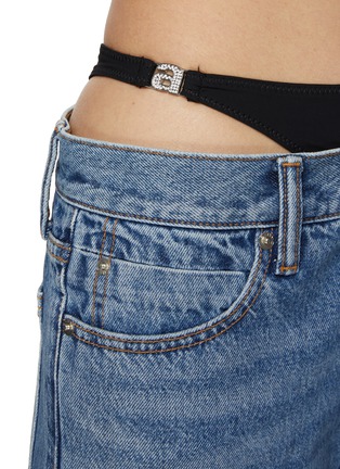  - ALEXANDERWANG - Crystal Charm Low Rise Slouchy Jeans