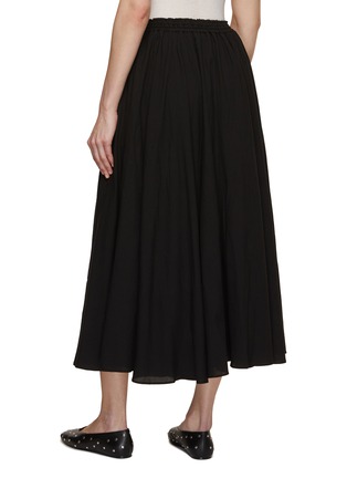 Back View - Click To Enlarge - EUNOIA - Circle Cotton Midi Skirt