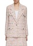 Main View - Click To Enlarge - SOONIL - Single Breasted Confetti Tweed Blazer