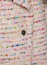  - SOONIL - Single Breasted Confetti Tweed Cocoon Coat