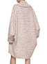 Back View - Click To Enlarge - SOONIL - Single Breasted Confetti Tweed Cocoon Coat