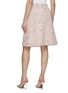 Back View - Click To Enlarge - SOONIL - Box Pleat Confetti Tweed Skirt
