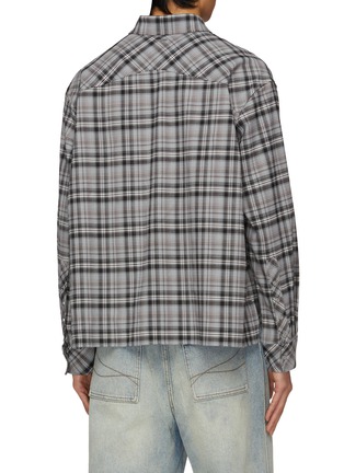 Back View - Click To Enlarge - C2H4 - Profile Check Shirt