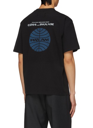 Back View - Click To Enlarge - C2H4 - x Pan Am  Air Route T-shirt