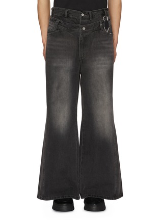 Main View - Click To Enlarge - C2H4 - Tempest Double Waistband Flared Jeans