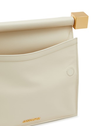 Detail View - Click To Enlarge - JACQUEMUS - La Pochette Leather Lunch Bag