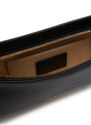Detail View - Click To Enlarge - JACQUEMUS - Le Bisou Perle Leather Shoulder Bag