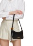 Figure View - Click To Enlarge - JACQUEMUS - Le Bisou Perle Leather Shoulder Bag