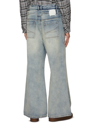 Back View - Click To Enlarge - C2H4 - Tempest Double Waistband Flared Jeans
