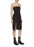 Detail View - Click To Enlarge - HYEIN SEO - Tube Dress With Cinch Bag