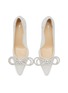 Detail View - Click To Enlarge - MACH & MACH - 95 Double Bow Lace Pumps