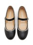 Detail View - Click To Enlarge - MACH & MACH - Audrey Leather Mary Jane Ballerina Flats