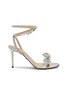 Main View - Click To Enlarge - MACH & MACH - 95 Double Bow Leather Sandals