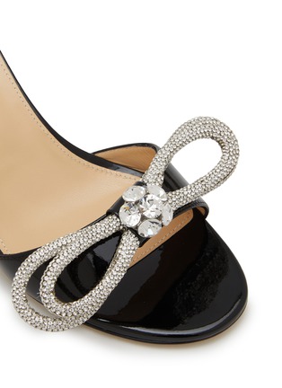 Detail View - Click To Enlarge - MACH & MACH - 65 Double Bow Patent Leather Sandals