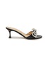 MACH & MACH - 65 Double Bow Patent Leather Sandals