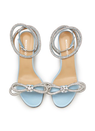 Detail View - Click To Enlarge - MACH & MACH - Double Bow 65 Satin Sandals