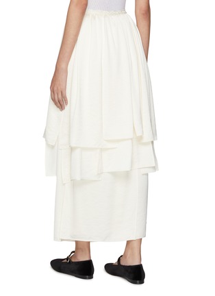 Back View - Click To Enlarge - EENK - Triple Layered Maxi Skirt