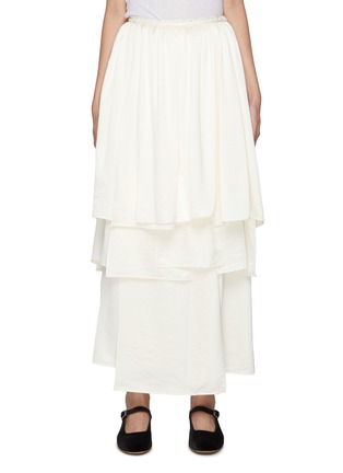 Main View - Click To Enlarge - EENK - Triple Layered Maxi Skirt