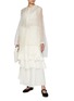 Figure View - Click To Enlarge - EENK - Triple Layered Maxi Skirt