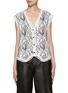 Main View - Click To Enlarge - EENK - Printed Knit Vest