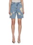 Main View - Click To Enlarge - KIMHĒKIM - Embellished Distressed Shorts