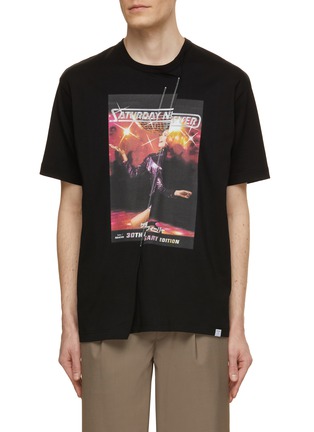 Main View - Click To Enlarge - KOLOR BEACON - Saturday Night Fever Front Fold Crewneck T-Shirt