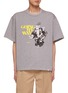 Main View - Click To Enlarge - KOLOR BEACON - Going My Way Daimyo Crewneck Cotton T-Shirt