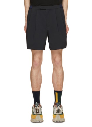 Main View - Click To Enlarge - KOLOR BEACON - Double Pleated Shorts