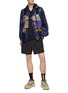 Figure View - Click To Enlarge - KOLOR BEACON - Double Pleated Shorts