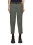 Main View - Click To Enlarge - KOLOR BEACON - Folded Hem Straight Leg Belted Pants