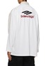 Back View - Click To Enlarge - BALENCIAGA - 3B Logo Cotton Hybrid Shirt